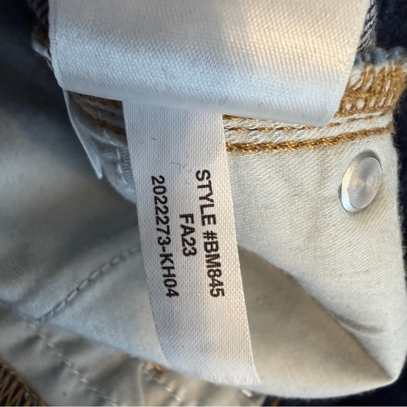 J. Crew Wide Leg Trouser Jeans 28 Cotton Stretch High Rise Flare 30" Inseam - Picture 8 of 8